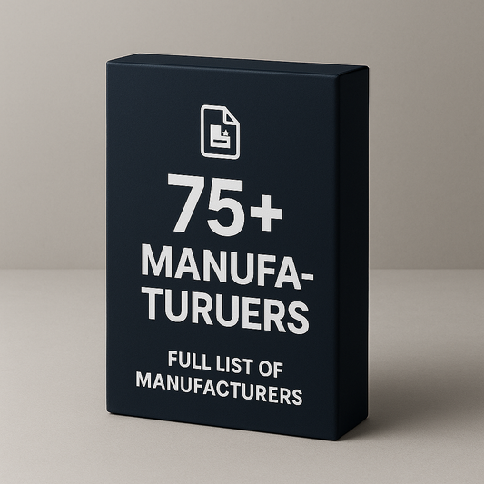 FULL MANUFACTURER LIST